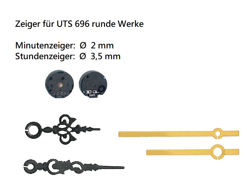Zeiger für UTS 696 Rundwerke